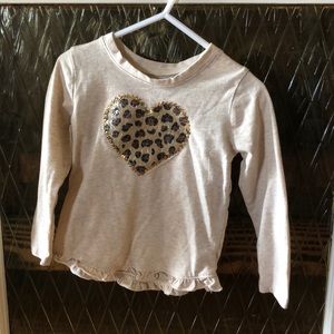 Leopard Print Heart T